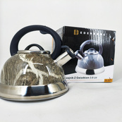 Чайник Edenberg EB-8871 из нержавеющей стали со свистком 3л Gray. Изображение №2