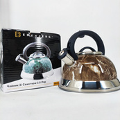 Чайник Edenberg EB-8871 из нержавеющей стали со свистком 3л Brown. Изображение №6