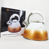 Чайник Edenberg EB-8865 зі свистком 3л White. Зображення №2