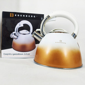 Чайник Edenberg EB-8865 зі свистком 3л White. Зображення №6