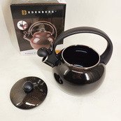 Емальований чайник Edenberg EB-12609 2.2л зі свистком Black. Зображення №2 Емальований чайник Edenberg EB-12609 2.2л зі свистком Black. Зображення №2