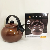 Емальований чайник Edenberg EB-12609 2.2л зі свистком Brown. Зображення №4 Емальований чайник Edenberg EB-12609 2.2л зі свистком Brown. Зображення №4