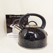 Чайник со свистком Edenberg EB-1440 с мраморным покрытием 3л Black. Изображение №3