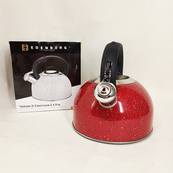 Чайник со свистком Edenberg EB-1440 с мраморным покрытием 2.5л Red. Изображение №7