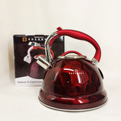 Чайник со свистком Edenberg EB-1910 с турбо индукционным дном 3л Red. Изображение №3