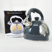 Чайник со свистком Edenberg EB-1956 2л чайник из нержавеющей стали для всех видов плит Black Silver. Изображение №2