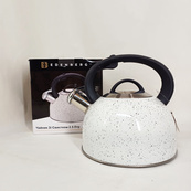 Чайник со свистком Edenberg EB-1440 с мраморным покрытием 3л White. Изображение №6