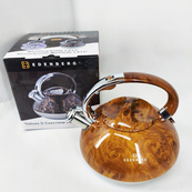 Чайник зі свистком Edenberg EB-1959 3л із капсульним дном Brown. Зображення №2