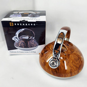 Чайник зі свистком Edenberg EB-1959 3л із капсульним дном Brown. Зображення №3