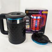 Електрочайник скляний Edenberg EB-83559 2.3л 1500Вт Black. Зображення №3