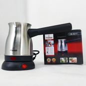 Електрична турка з ручкою Crownberg CB-9217 у металевому корпусі 0.5л електротурка на підставці. Зображення №2