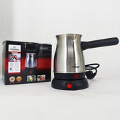 Електрична турка з ручкою Crownberg CB-9217 у металевому корпусі 0.5л електротурка на підставці. Зображення №4