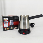 Електрична турка з ручкою Crownberg CB-9217 у металевому корпусі 0.5л електротурка на підставці. Зображення №5