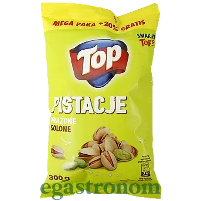 Фісташки солені Топ Top 300g 20шт/ящ Фісташки солені Топ Top 300g 20шт/ящ