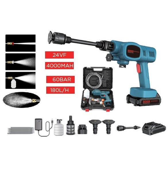 Автомойка аккумуляторная высокого давления 3.2 BX-3219 аккумуляторная мойка 24В 550Вт Автомойка аккумуляторная высокого давления 3.2 BX-3219 аккумуляторная мойка 24В 550Вт