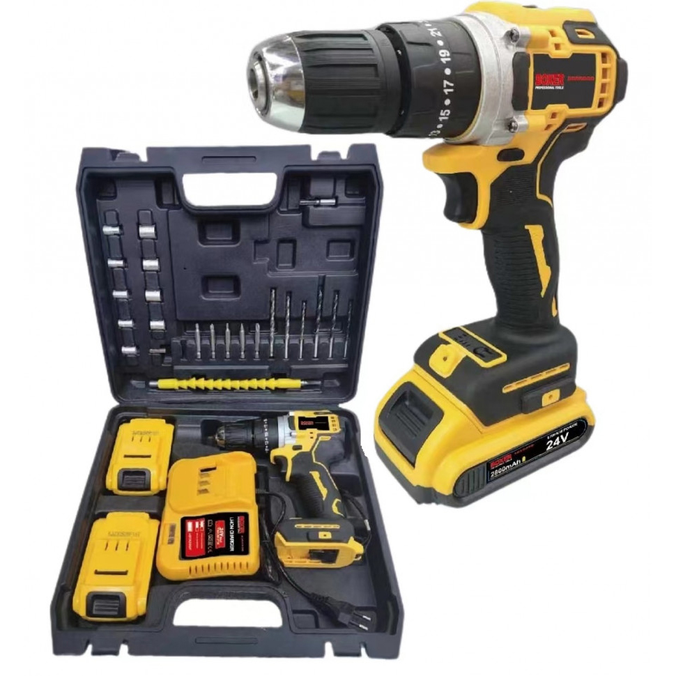 Портативний акумуляторний шуруповерт Boxer BX-3310 24В Портативний акумуляторний шуруповерт Boxer BX-3310 24В