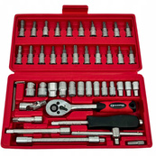 Набор торцевых ключей с трещотками 46 шт. Champion CP-248 ключи и наборы торцевых головок. Изображение №2