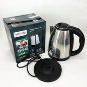 Електрочайник Rainberg RB-804 дисковий 2л, чайник електро, стильний електричний чайник, електронний. Зображення №2