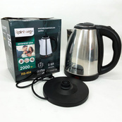 Електрочайник Rainberg RB-804 дисковий 2л, чайник електро, стильний електричний чайник, електронний. Зображення №4