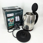 Електрочайник Rainberg RB-804 дисковий 2л, чайник електро, стильний електричний чайник, електронний. Зображення №5