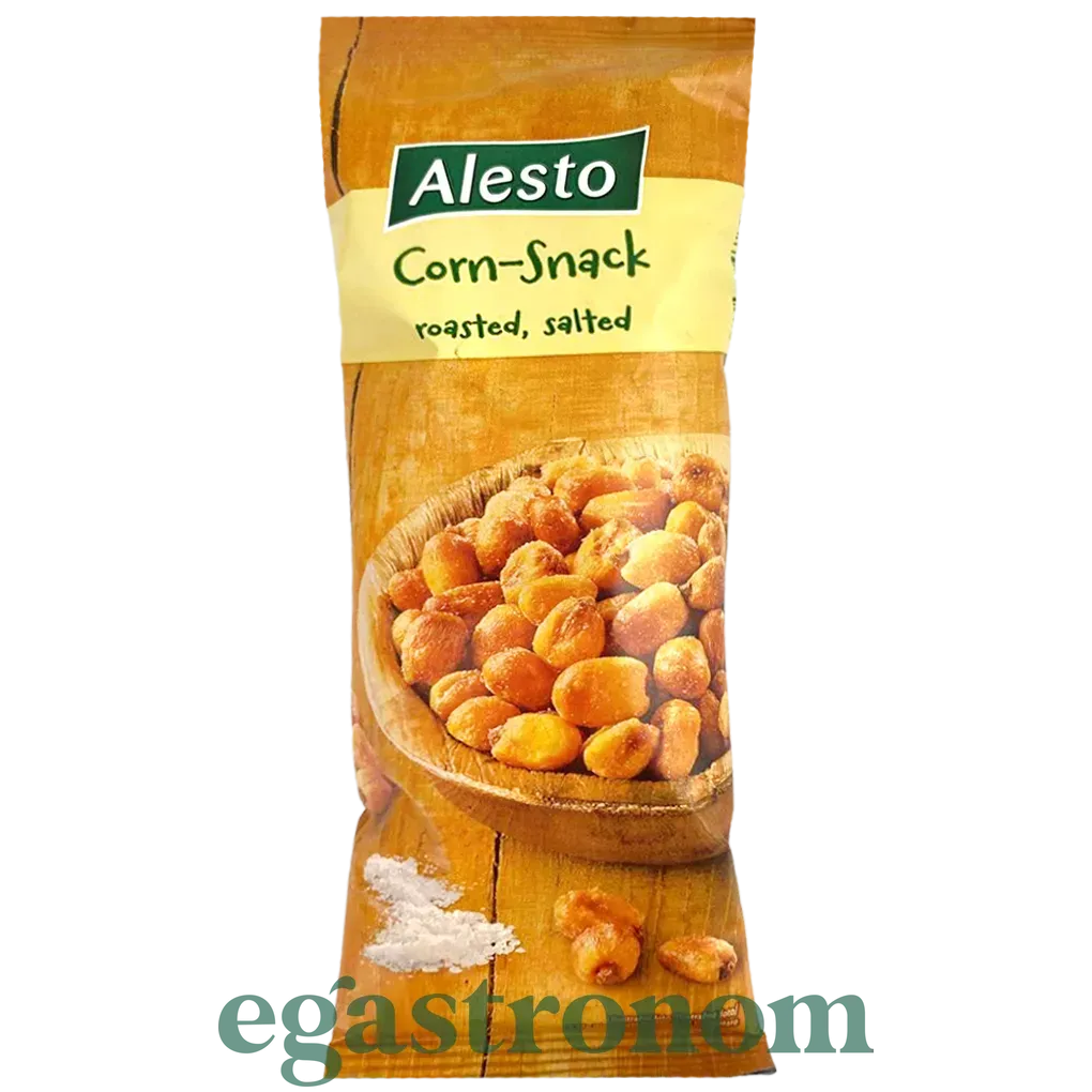 Кукурудза смажена солена Алесто Alesto corn-snack 70g 33шт/ящ Кукурудза смажена солена Алесто Alesto corn-snack 70g 33шт/ящ