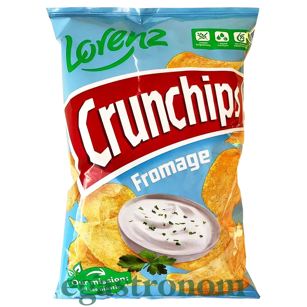 Чипси крем-сир та зелень Лоренц Lorenz crunchips 110g 20шт/ящ Чипси крем-сир та зелень Лоренц Lorenz crunchips 110g 20шт/ящ