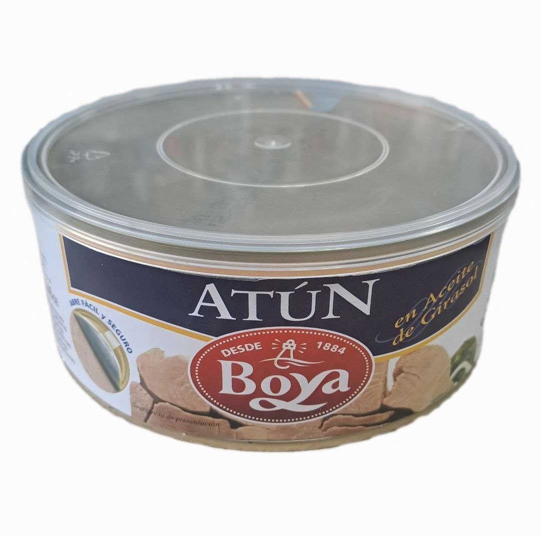 Тунець в соняшниковій олії Boya 750 г з кришкою Тунець в соняшниковій олії Boya 750 г з кришкою