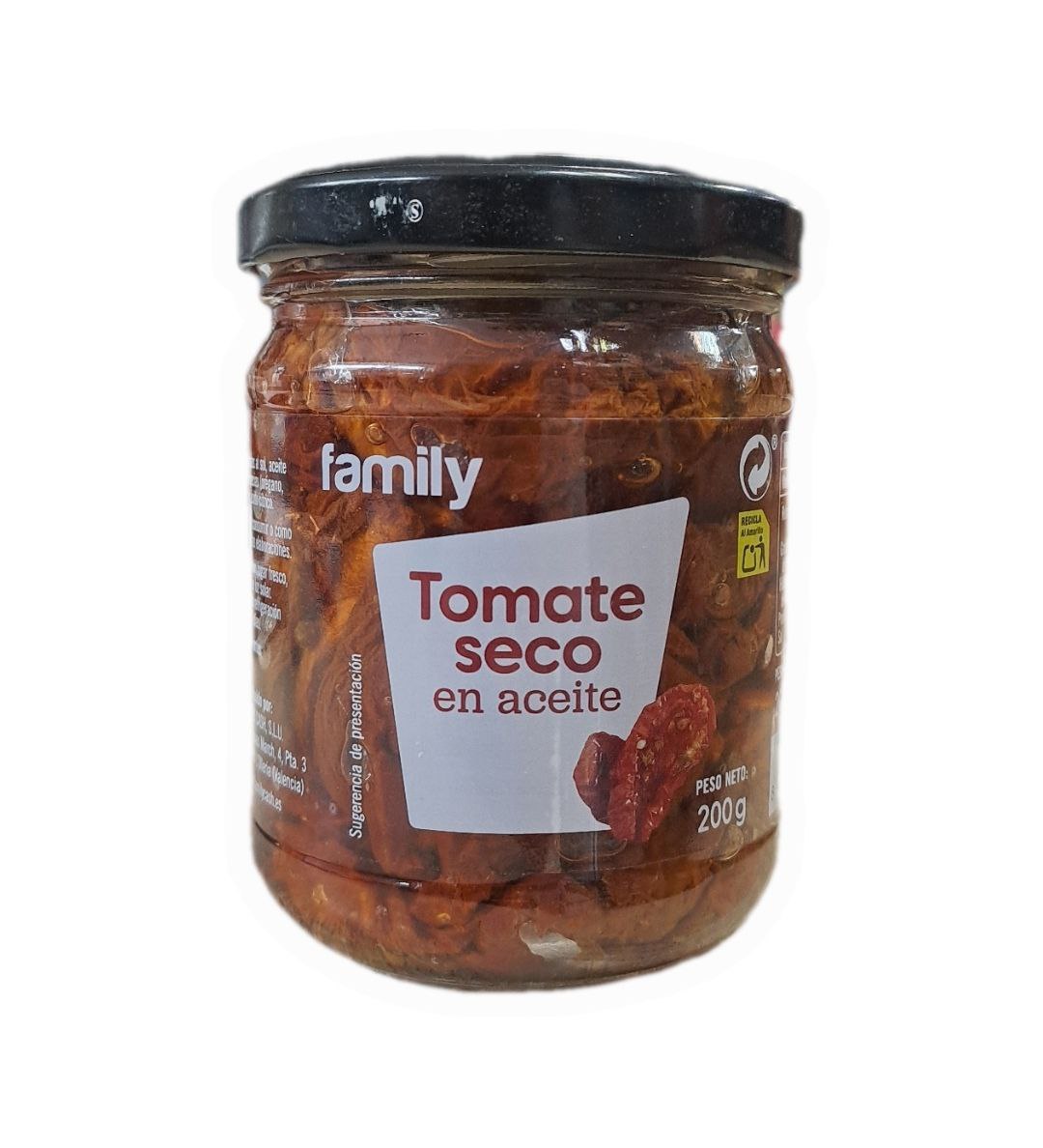 Помідори в'ялені в олії з травами і спеціями Family 200 г Помідори в'ялені в олії з травами і спеціями Family 200 г