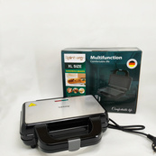 Притискний контактний електричний домашній гриль Rainberg RB-2274 з антипригарним покриттям 1800Вт. Зображення №3