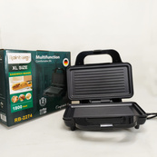 Притискний контактний електричний домашній гриль Rainberg RB-2274 з антипригарним покриттям 1800Вт. Зображення №5