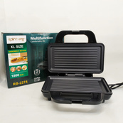 Притискний контактний електричний домашній гриль Rainberg RB-2274 з антипригарним покриттям 1800Вт. Зображення №8