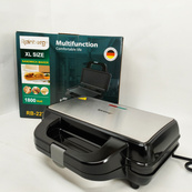 Притискний контактний електричний домашній гриль Rainberg RB-2274 з антипригарним покриттям 1800Вт. Зображення №10