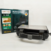 Притискний контактний електричний домашній гриль Rainberg RB-2274 з антипригарним покриттям 1800Вт. Зображення №11