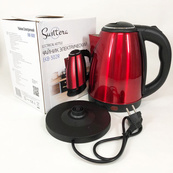 Электрочайник Suntera EKB-302R 1500 Вт, стильный электрический чайник, электронный чайник. Изображение №3