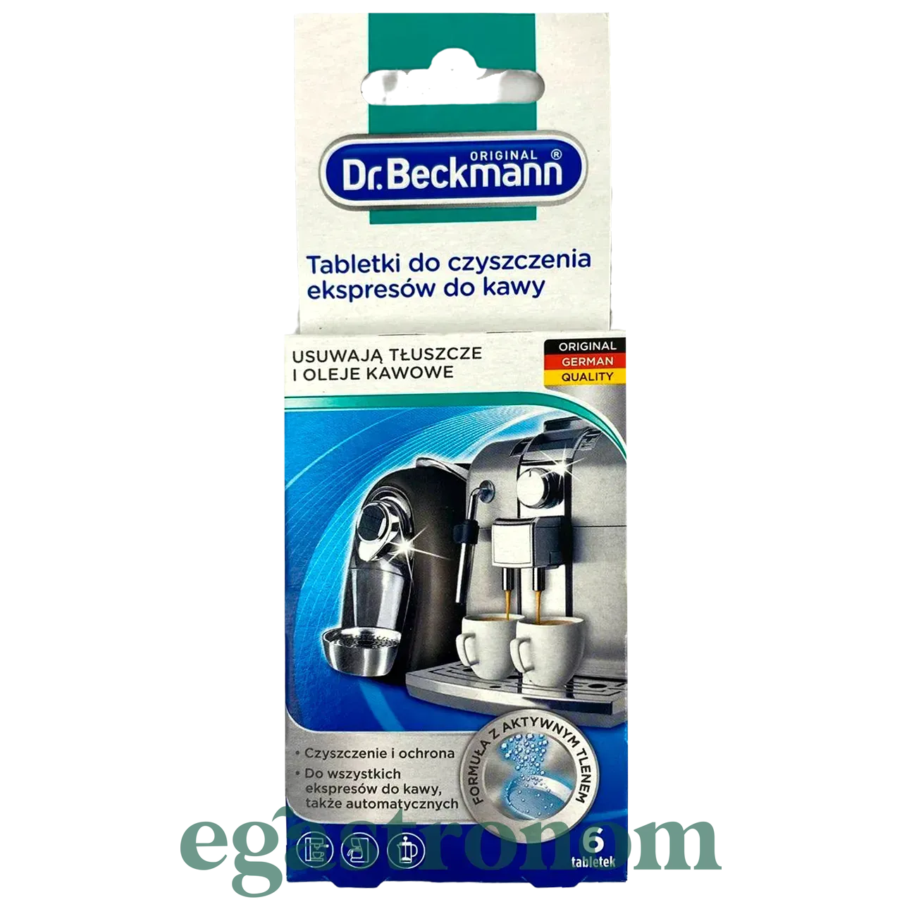 Таблетки для чищення кавоварок Др. Бекманн Dr. Beckmann 6tbs 6шт/ящ Таблетки для чищення кавоварок Др. Бекманн Dr. Beckmann 6tbs 6шт/ящ