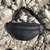 Бананка з натуральної шкіри, сумка чоловіча-жіноча барсетка чорна сумочка. Зображення №26 Бананка з натуральної шкіри, сумка чоловіча-жіноча барсетка чорна сумочка. Зображення №26