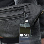 Бананка з натуральної шкіри, сумка чоловіча-жіноча барсетка чорна сумочка. Зображення №32 Бананка з натуральної шкіри, сумка чоловіча-жіноча барсетка чорна сумочка. Зображення №32