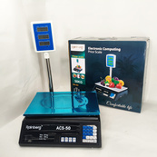 Торговые весы со стойкой Rainberg RB-304 для магазина до 50 кг. Изображение №2