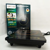 Індукційна варильна панель Rainberg RB-2281 з 1 конфоркою портативна 3500Вт. Зображення №4