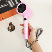 Профессиональный фен для волос с ионизацией Rainberg RB-2253 2000Вт Pink. Изображение №2