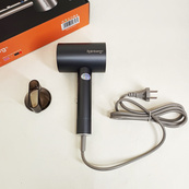 Профессиональный фен для волос с ионизацией Rainberg RB-2253 2000Вт Gray. Изображение №4