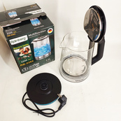 Чайник электрический стеклянный электрочайник с LED подсветкой Rainberg RB-2262 2л 2200Вт. Изображение №4