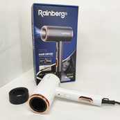 Фен стайлер Rainberg RB-2260 для волос 3 скорости 3 режима температуры Ионизация 1500Вт White. Изображение №10