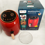 Електро Фритюрниця безмасляна Rainberg RB-2318 3800 Вт зі знімним кошиком 8.5л до 30 хв Red. Зображення №3