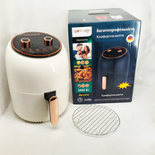 Електро Фритюрниця безмасляна Rainberg RB-2318 3800 Вт з знімним кошиком 8.5л до 30 хв White. Зображення №7