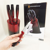 Набір ножів Edenberg EB-11022, 6 предметів Red. Зображення №2 Набір ножів Edenberg EB-11022, 6 предметів Red. Зображення №2