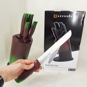 Набор ножей Edenberg EB-11022, 6 предметов Brown. Изображение №3