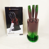 Набор ножей Edenberg EB-11022, 6 предметов Brown. Изображение №5