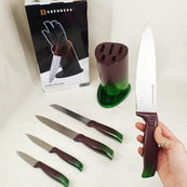 Набор ножей Edenberg EB-11022, 6 предметов Brown. Изображение №6