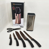 Набір кухонних ножів Edenberg EB-11026, 7 предметів Gray. Зображення №3